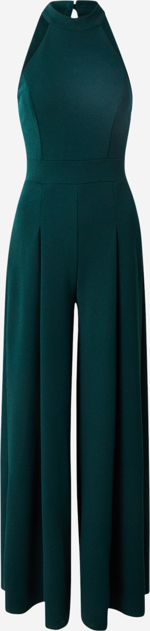 combinaison femme soirée chic en Vert Foncé