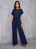 combinaison femme été bleu