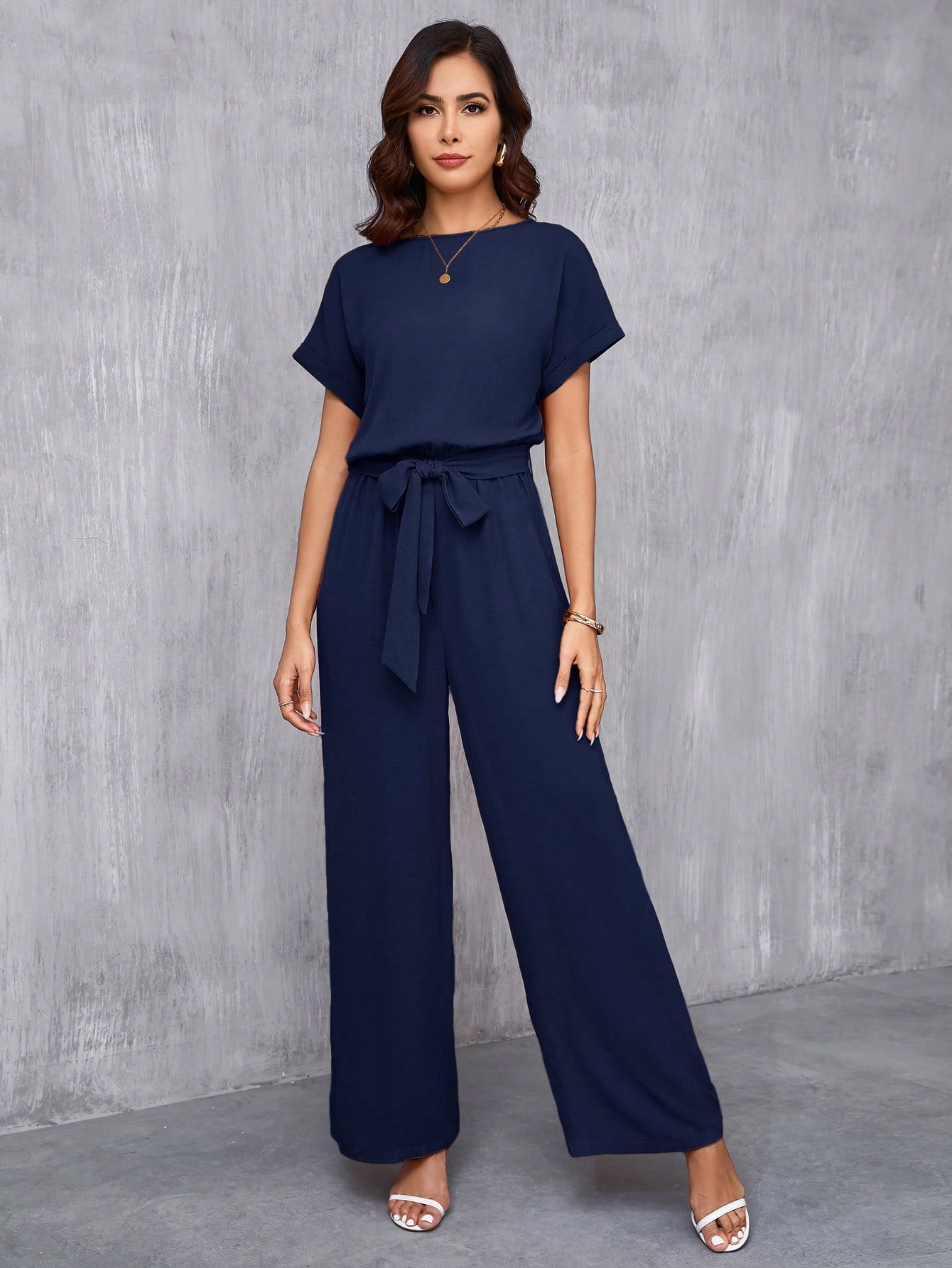 combinaison femme été bleu