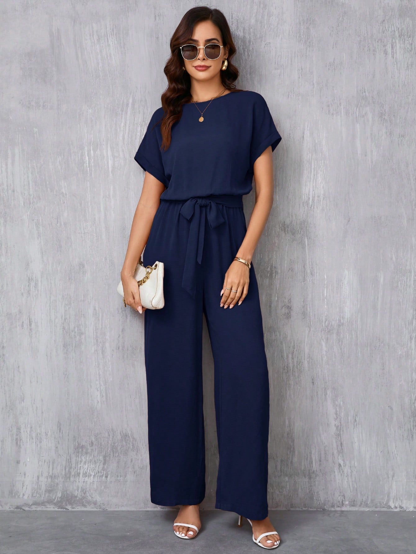 combinaison femme été bleu