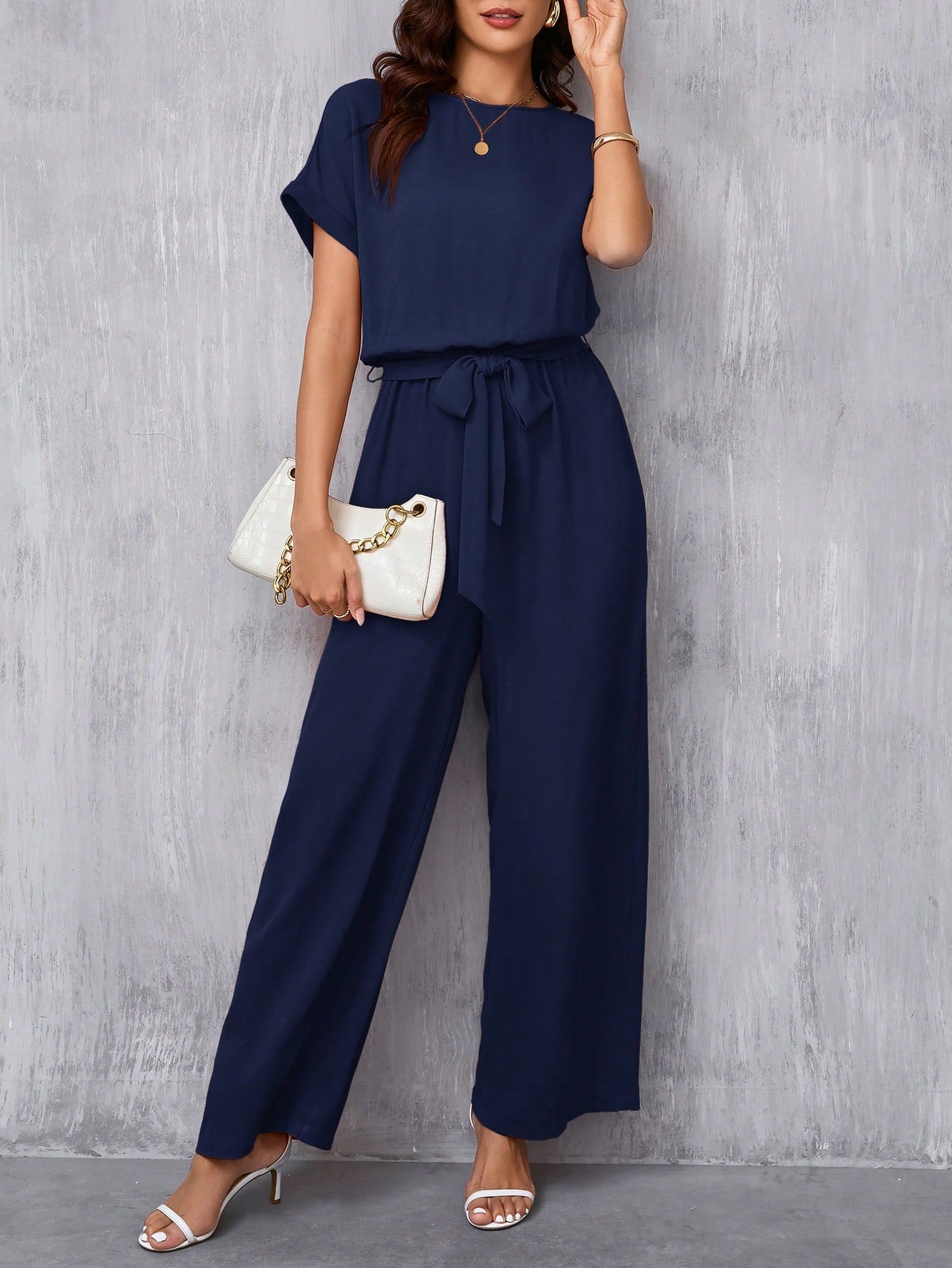 combinaison femme été bleu