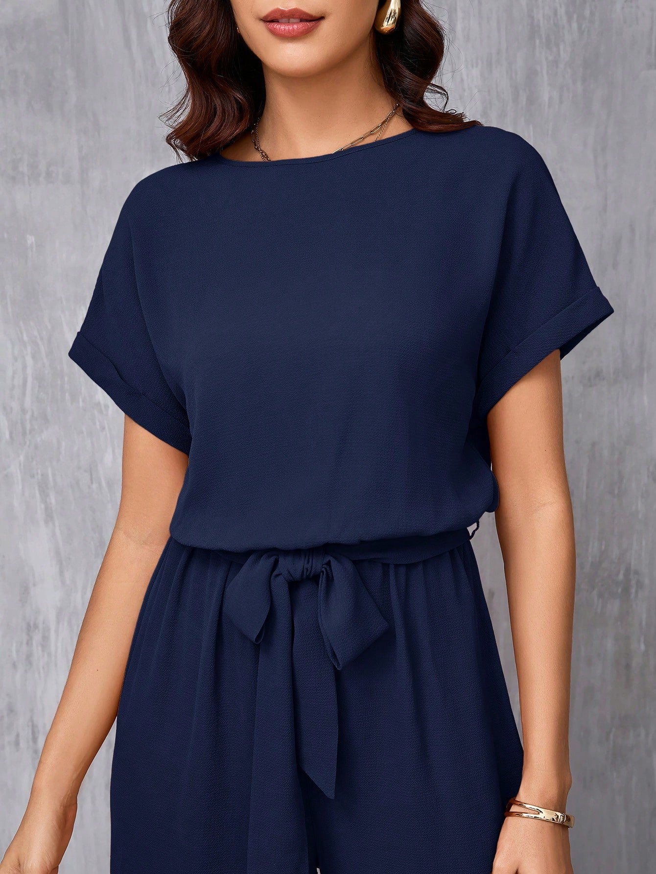 combinaison femme été bleu