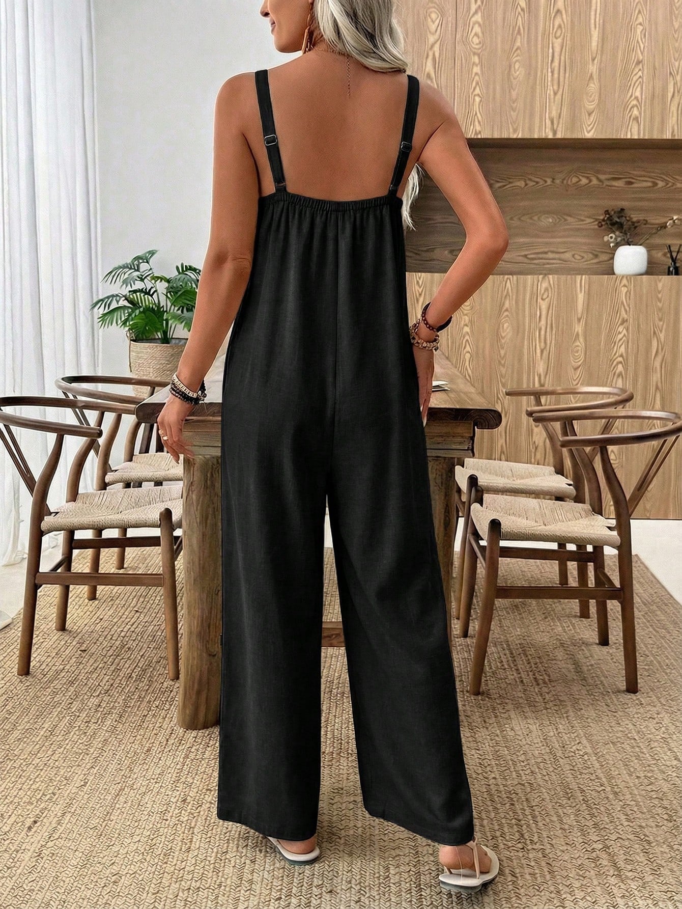 combinaison habillée femme noir