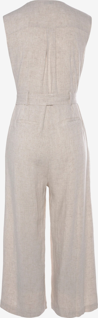 Combinaison Femme Large Sans Manches Col V