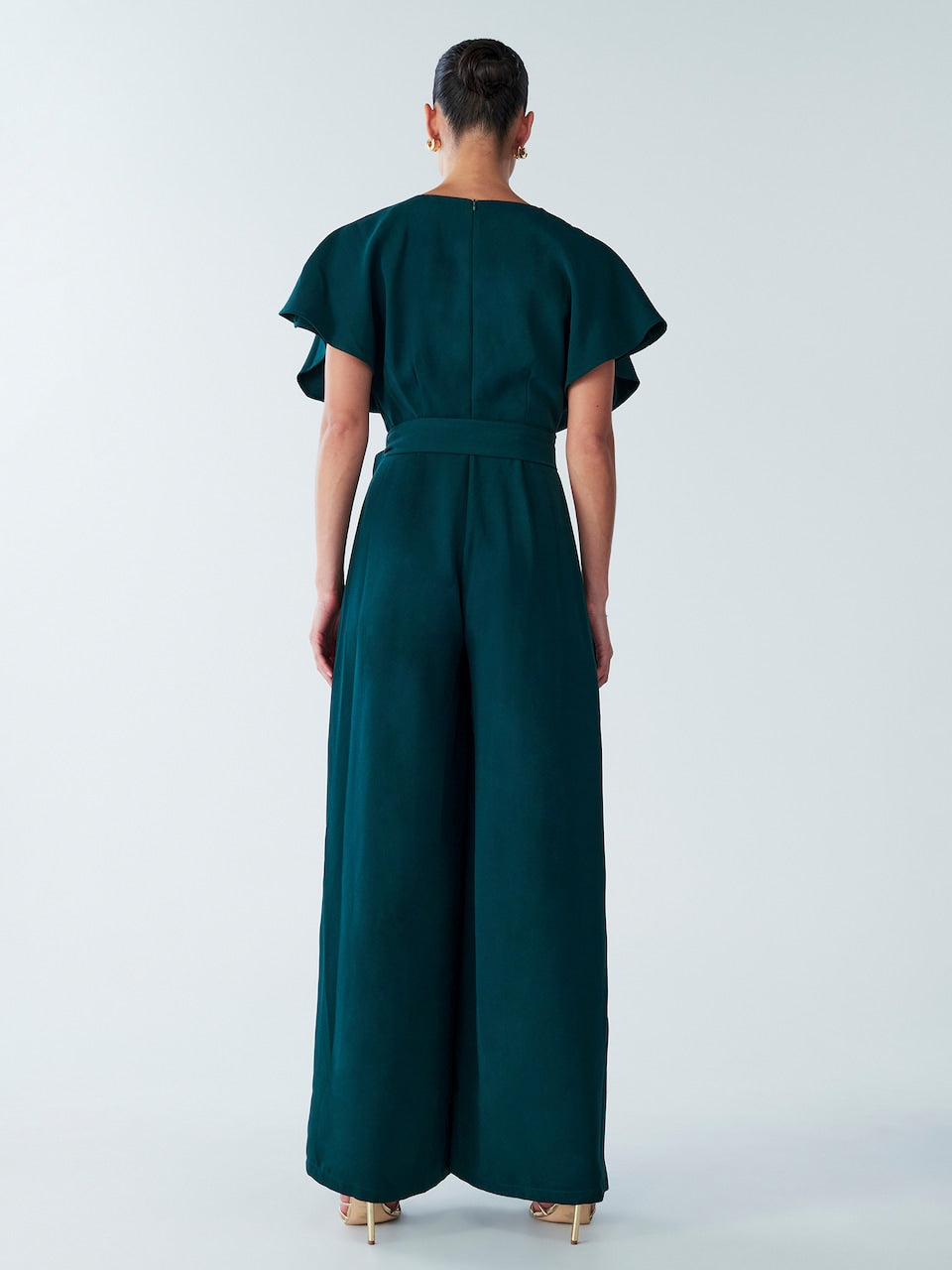 combinaison femme col v fluide