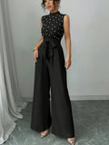 combinaison pantalon chic femme sans manches
