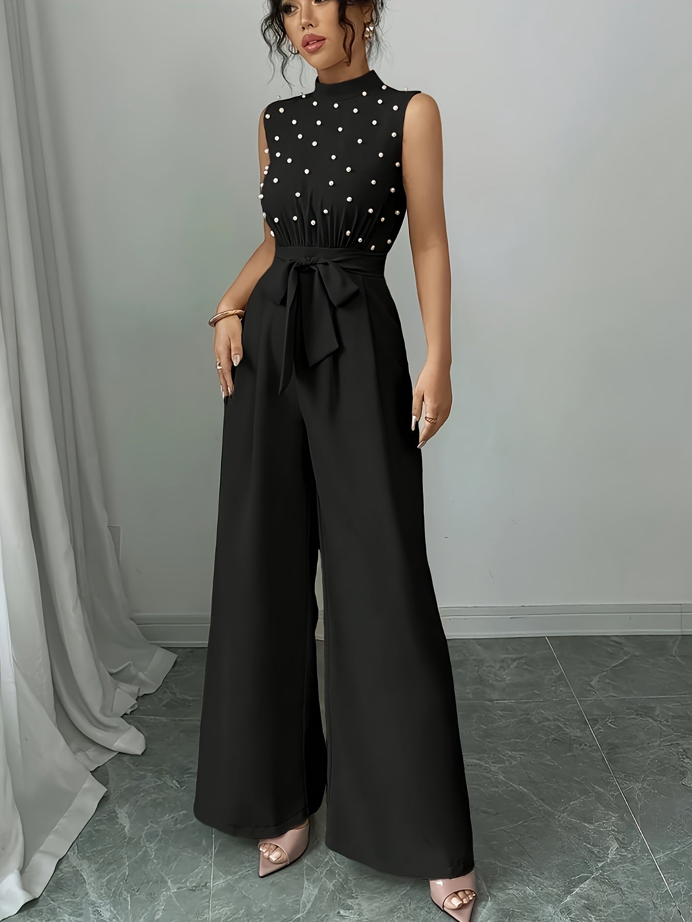 combinaison pantalon chic femme sans manches
