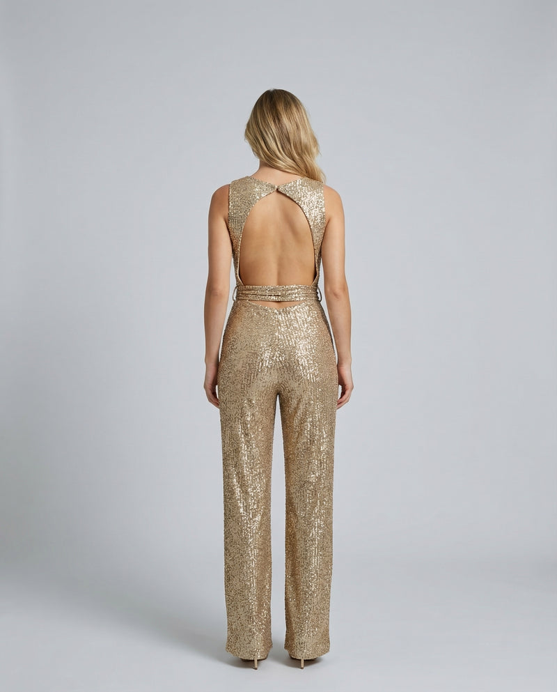 combinaison pailletée femme soirée
