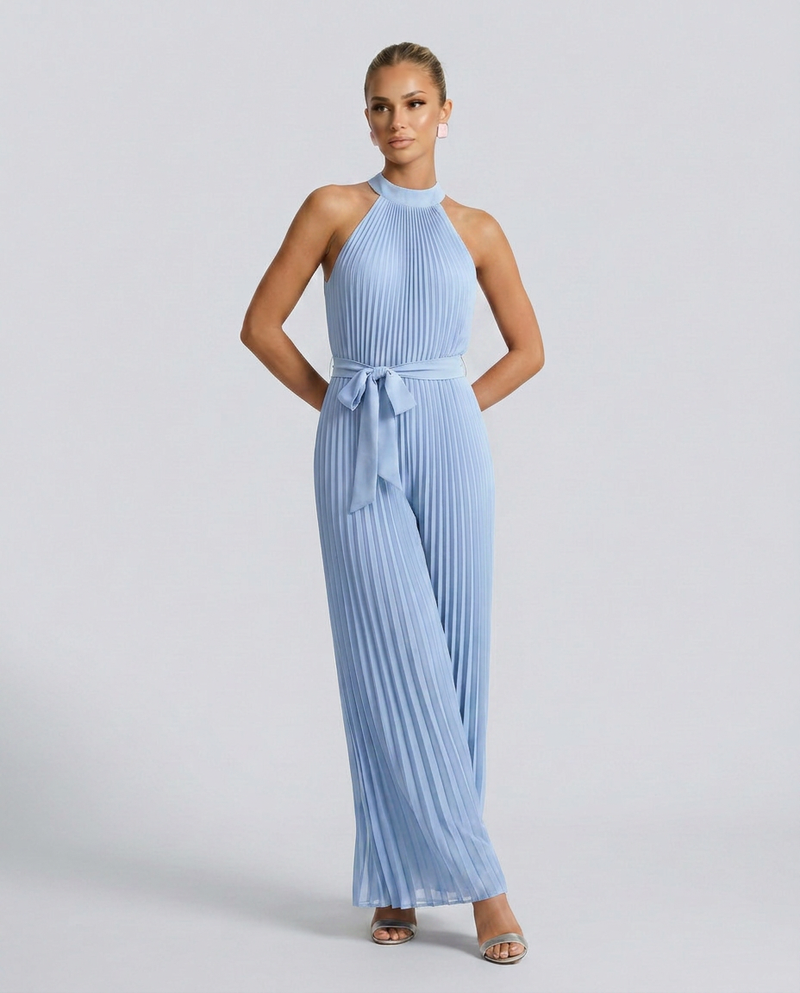 Combinaison avec pantalon à jambes larges