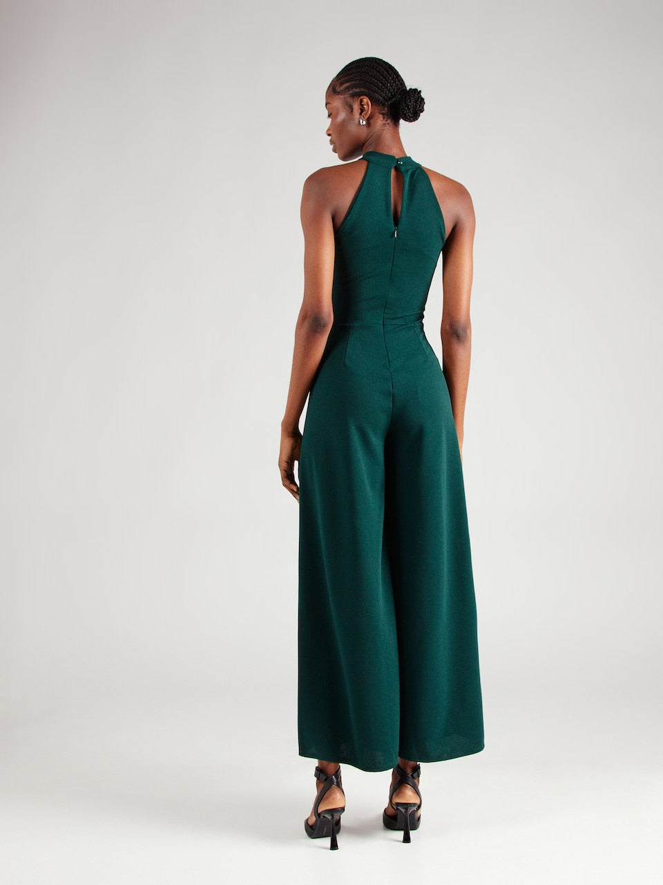 combinaison femme soirée chic en Vert Foncé