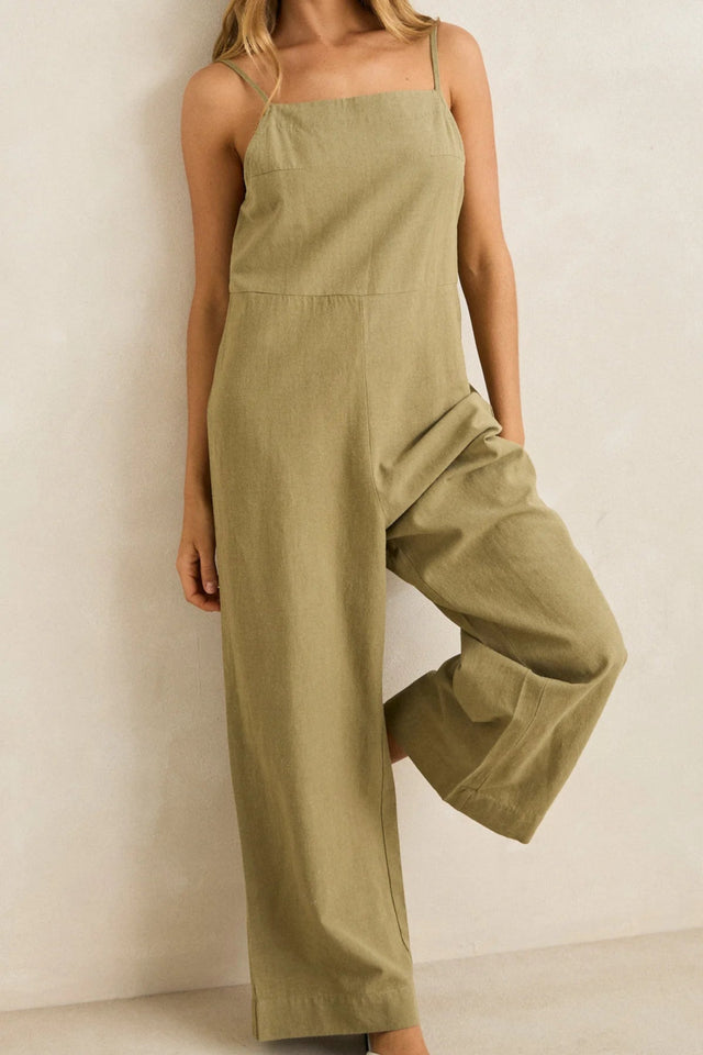 combinaison ete femme olive