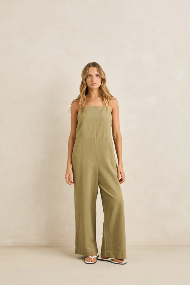combinaison ete femme olive