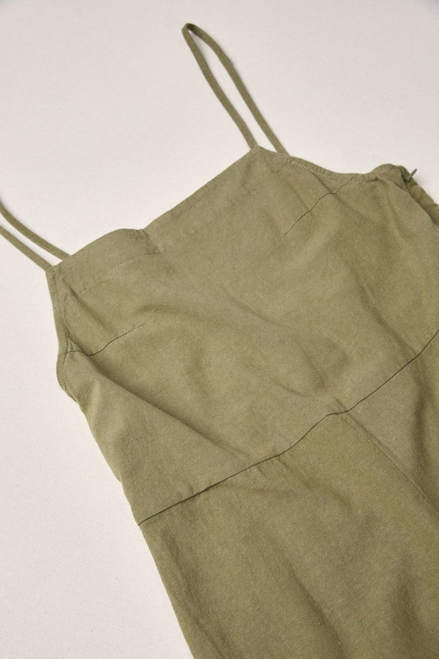 combinaison ete femme olive