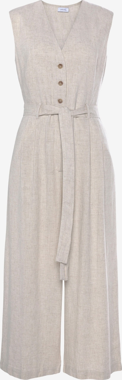 Combinaison Femme Large Sans Manches Col V